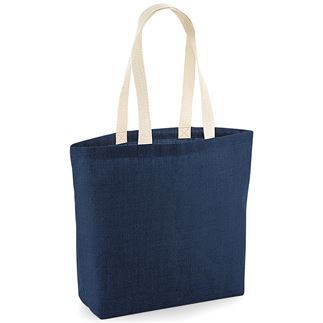 Unlaminated jute shopper