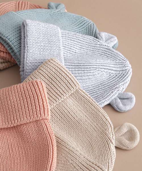 Organic baby bear beanie