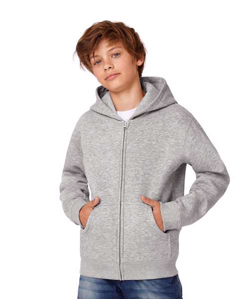 B&C Hooded full-zip /kids