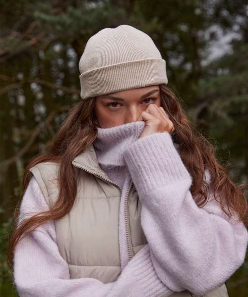 Organic cotton fisherman beanie