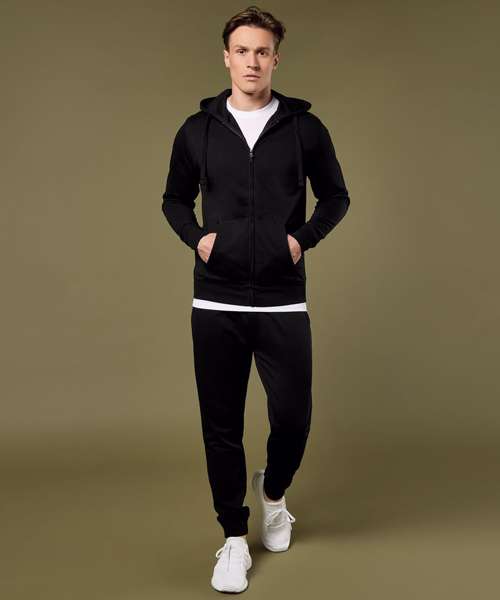 Klassic hooded zipped jacket Superwash® 60° long sleeve (regular fit)