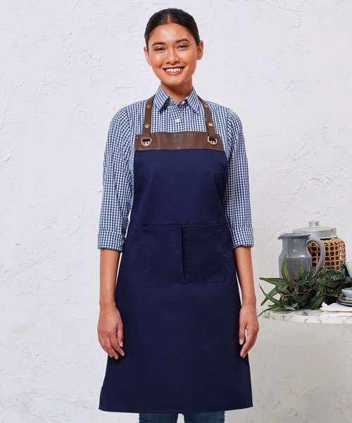 Espresso bib apron