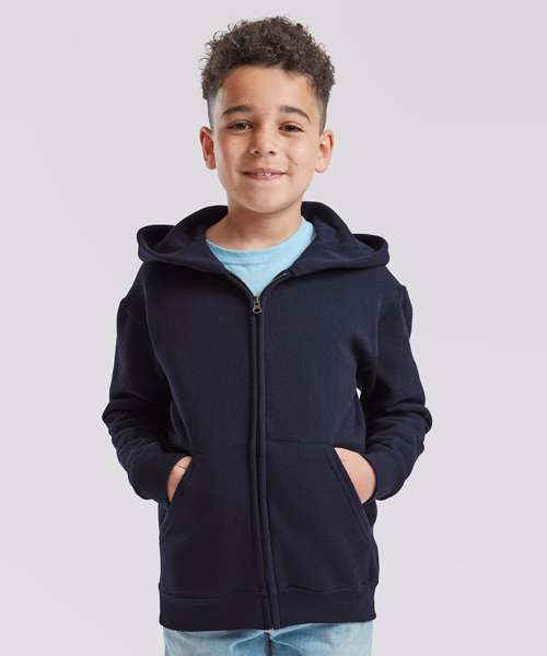 Kids classic hooded sweatshirt jacket